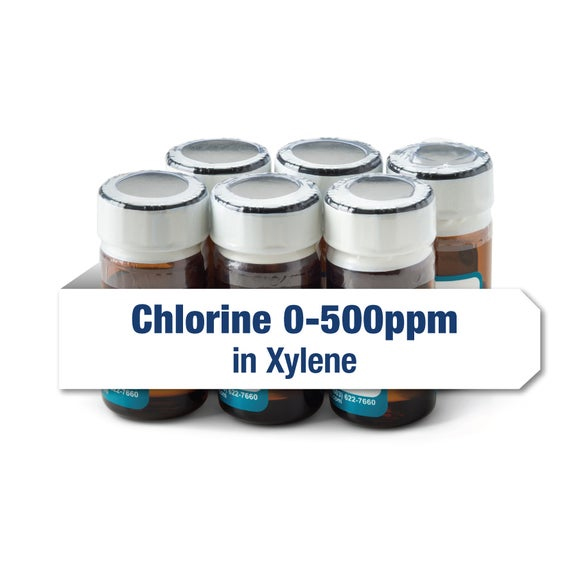 Calibration; Cl in Xylene, 0-500 ppm (10 mL) - Set of 6 - 200766-01
