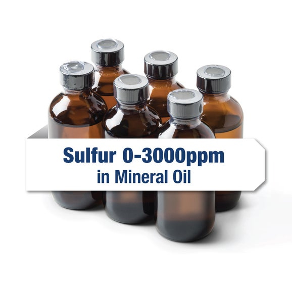 Calibration; S in Mineral Oil, 0-3000 ppm 100 mL) - Set of 6 - 203399-01