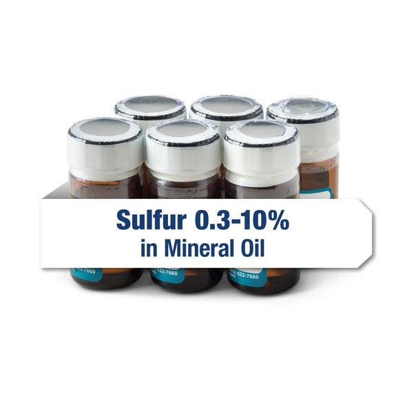 Calibration; S in Mineral Oil, 0.3-10% 10 mL) - Set of 6 - 202233-02